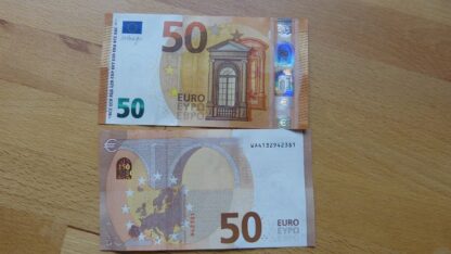 Fake €50 EURO banknotes
